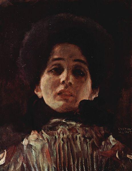 Gustav Klimt Portrat einer Frau oil painting image